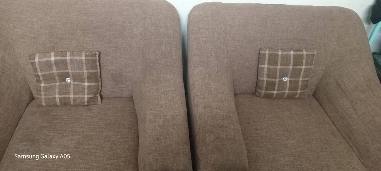 Brown sofa set 4