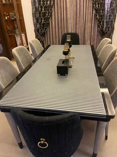 Acrylic Dining Table, Sofa set and Bedroom set Brand new almost