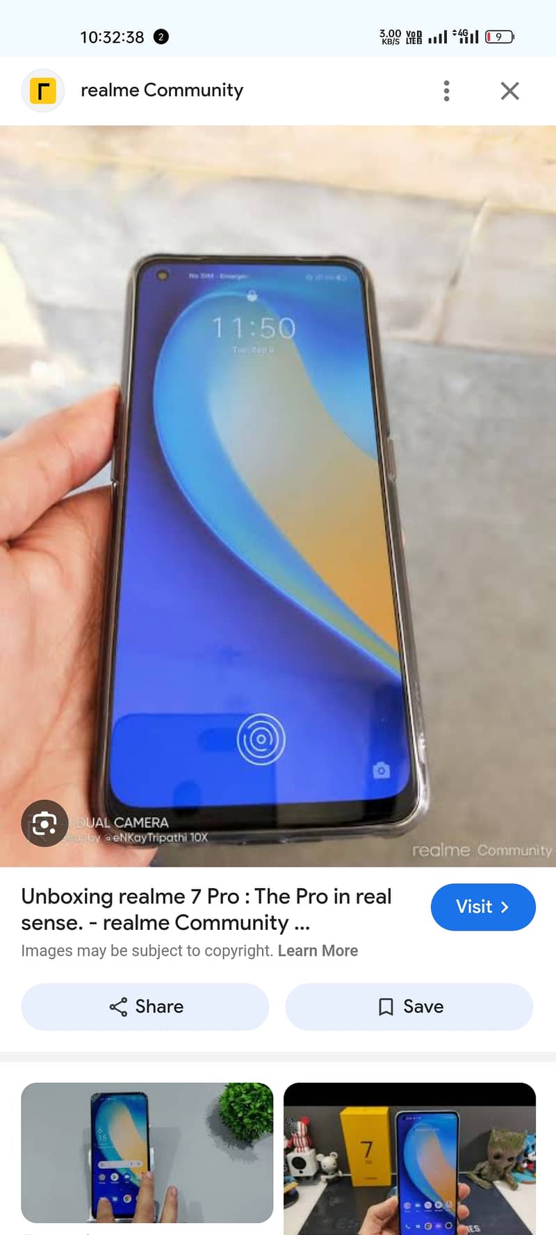 Realme 7 pro 8+5.128 pta aprove no open no reparation 0