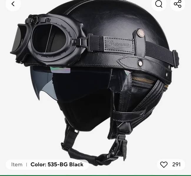 Retro Motorcycle Helmet 0