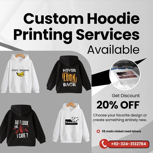 Simlple & Printed Hoodies 0