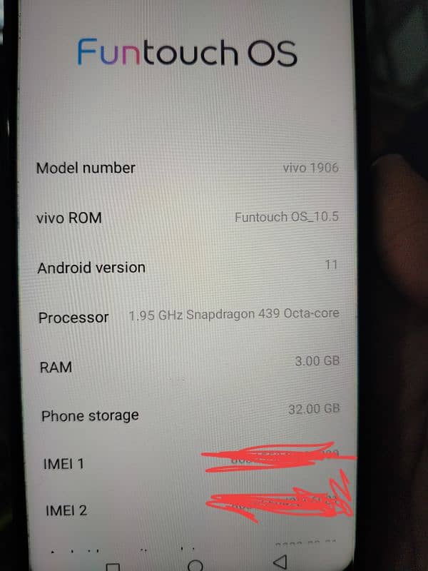 Vivo y11 3gb ram 32gb storage 100% ok hay 6