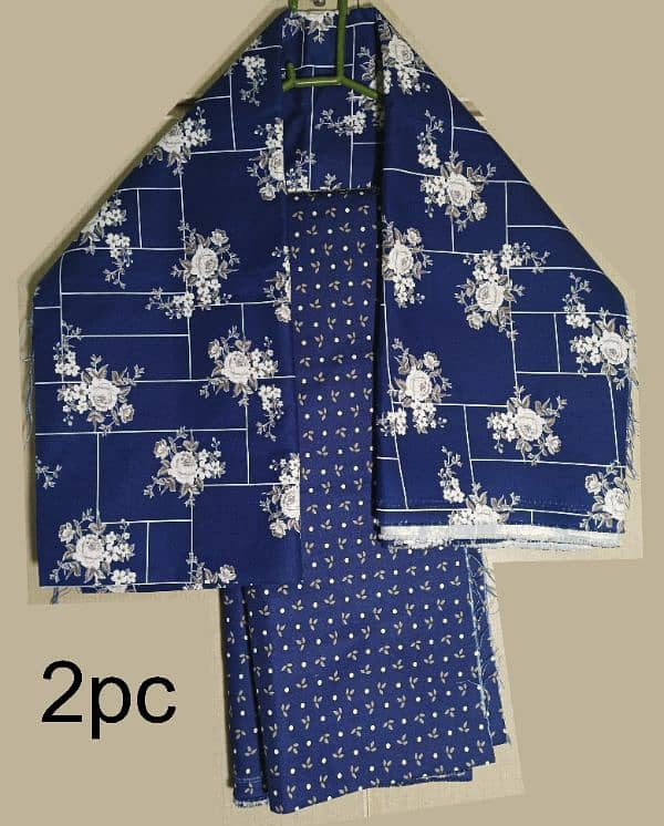 2pc Blue Suit Unstitched 1