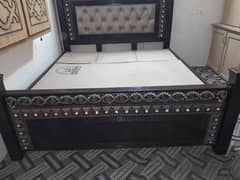 Bed for sale with side tables without mattress