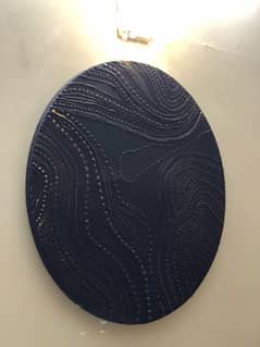 Black Textured Painting