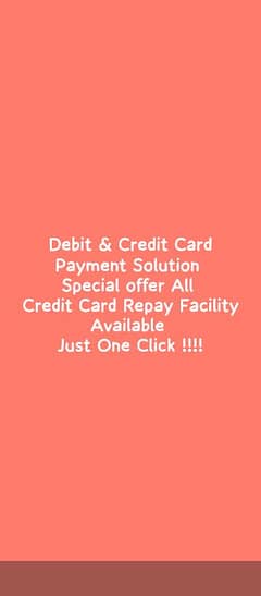 Electronic not Card swipe service Credit Cash available