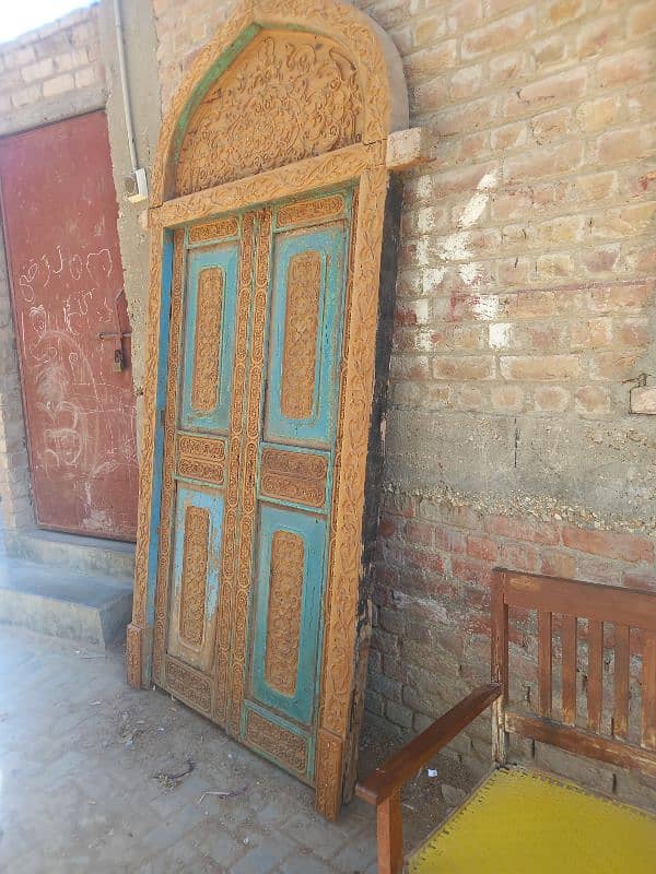 original sagwaan antique door for sale 17