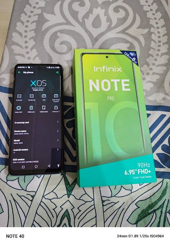 INFINIX NOTE 10 PRO 8