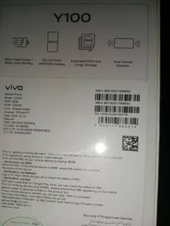 vivo y100 8 256 complete 0 condition 03131501150 call ya whts app