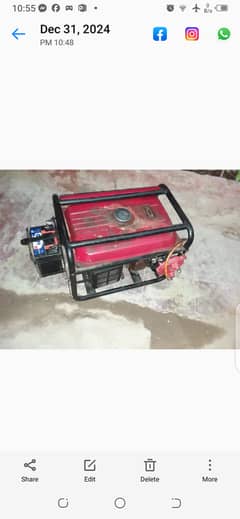 Home used generator for sale 2.5Kva. 03152483041