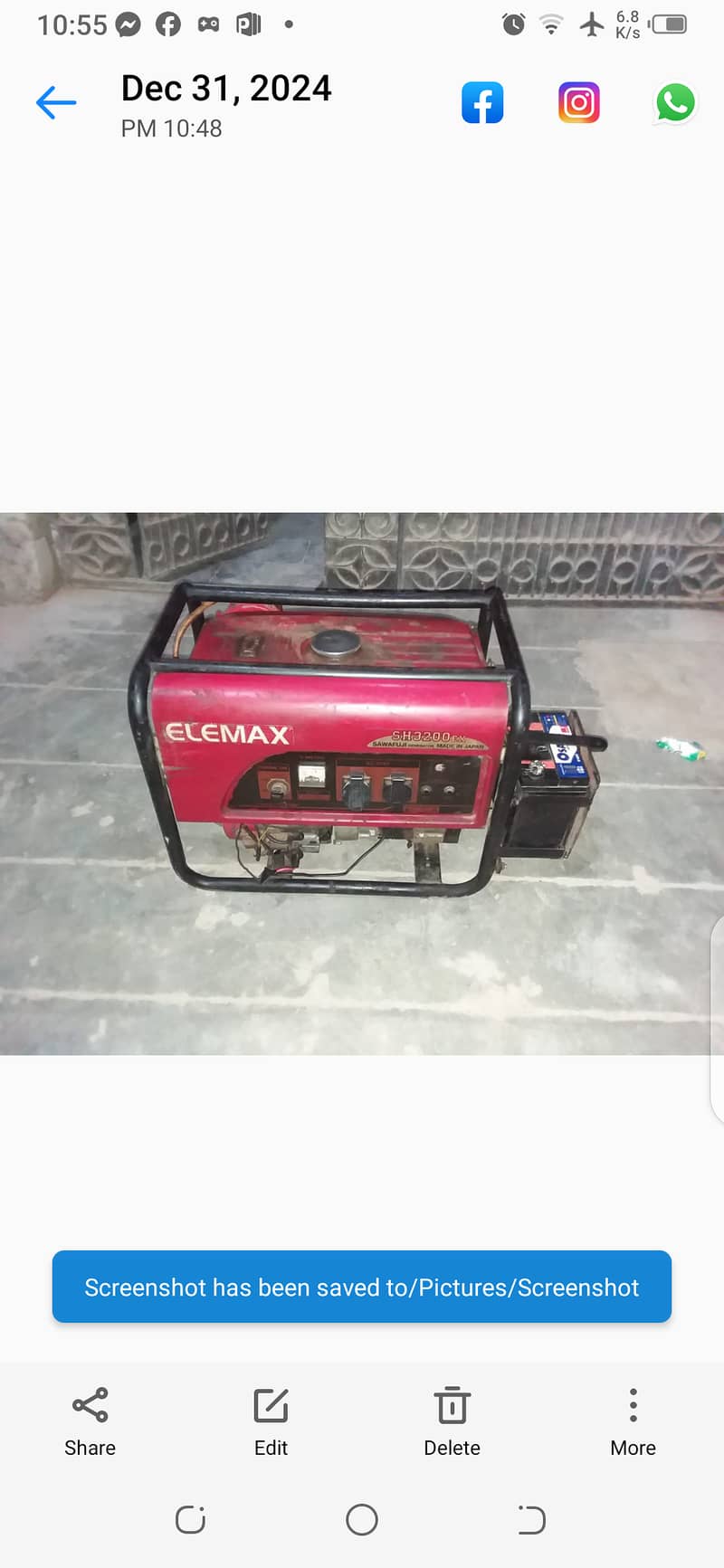 Home used generator for sale 2.5Kva. 03152483041 1