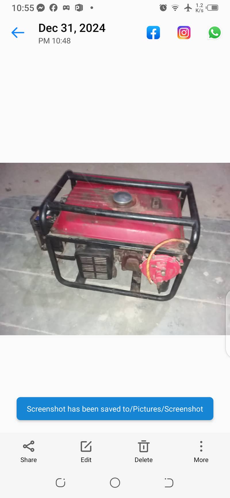 Home used generator for sale 2.5Kva. 03152483041 3