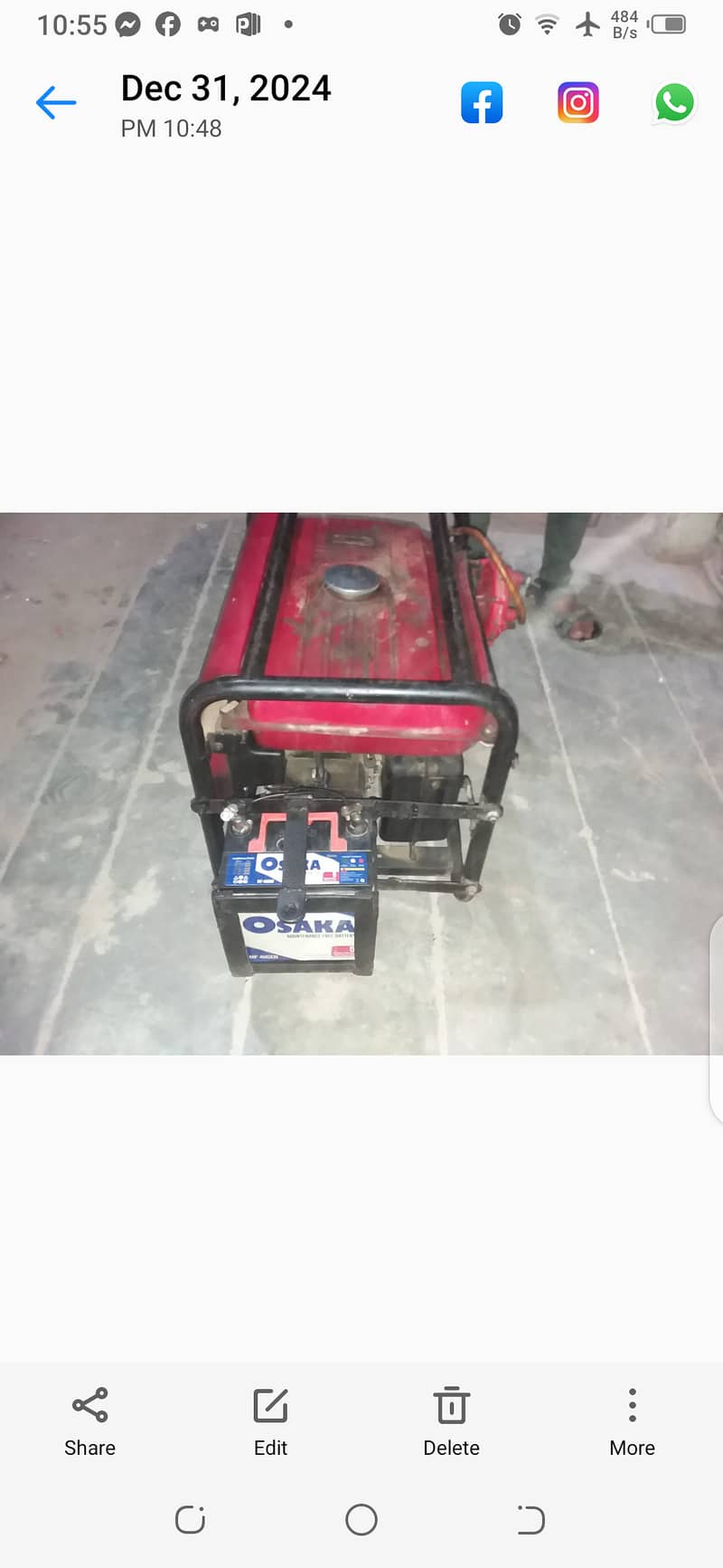 Home used generator for sale 2.5Kva. 03152483041 4