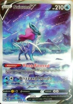 Suicure V Pokemon cards