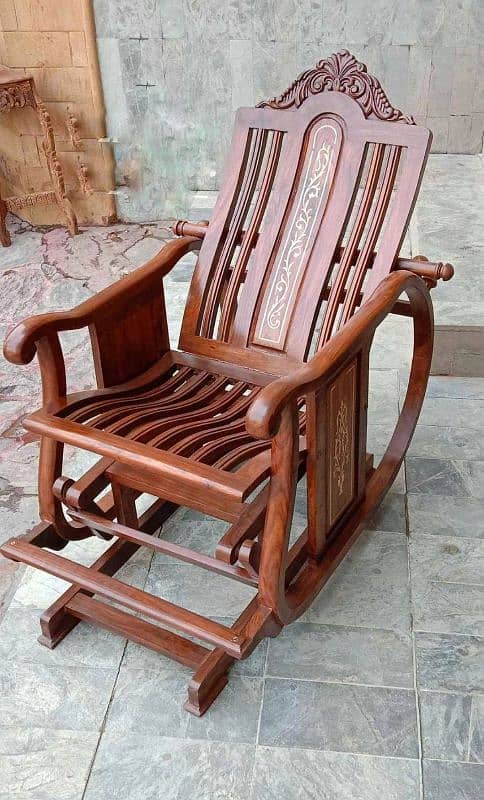 wooden rocking chair 2