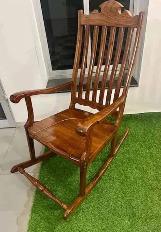 wooden rocking chair 5