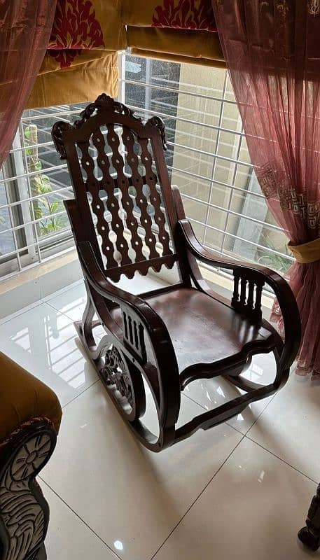 wooden rocking chair 6