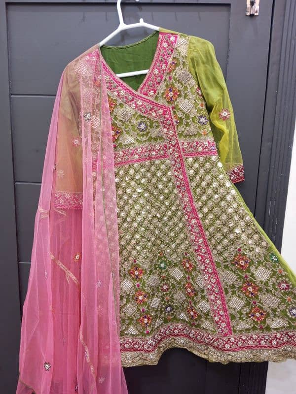 Dresses for wedding gharara and frock 0