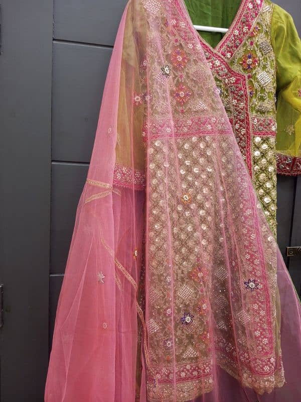 Dresses for wedding gharara and frock 1