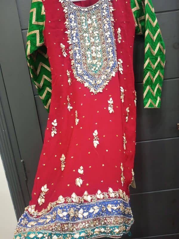 Dresses for wedding gharara and frock 4