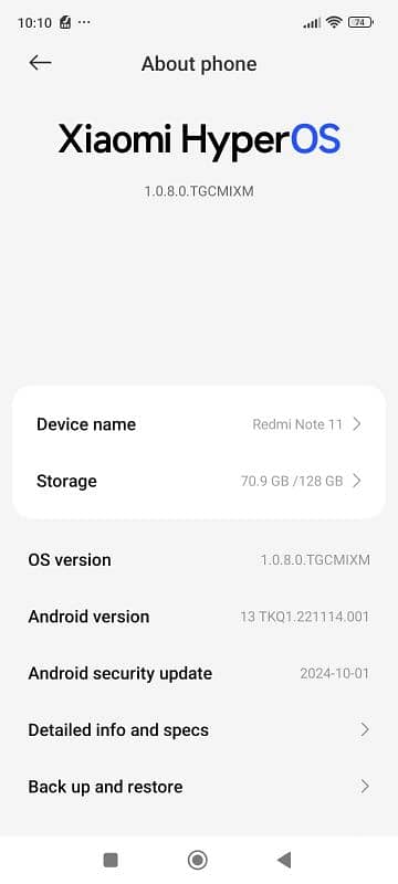 Redmi Note 11 (128GB/ 6GB RAM) 2