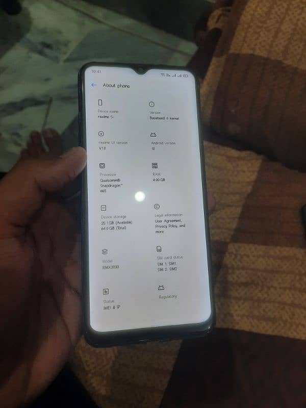 Realme 5i 4/64 with box (Exchange) 5