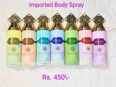 perfume bodyspray and roomspray