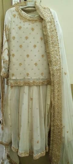 Nikkah dress/bridal dress/reception lehnga/barat lehnga