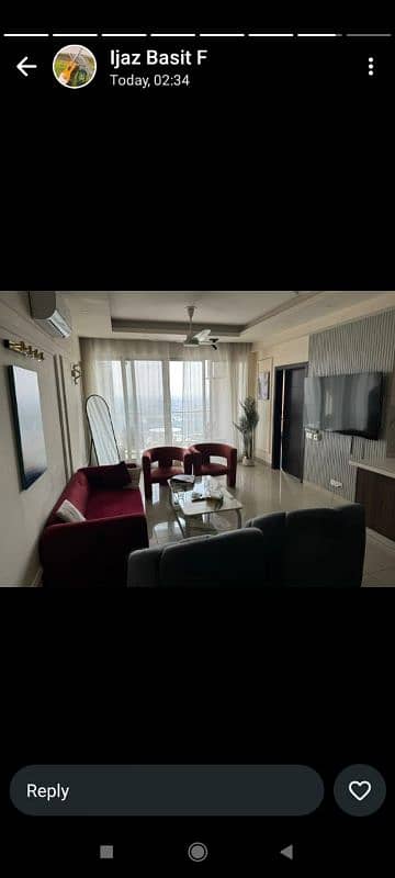 studio,1,2 bed luxury furnished apartments available in E-11 2