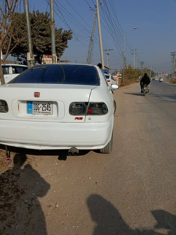 Honda Civic 1994. Islamabad Number. D15 engine 1