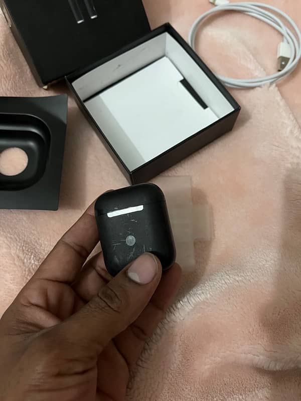 Airpods wireless charging 2 argent sale 7