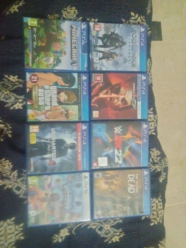 Used PS4 and Ps5 Games For sale , GTA, Tekken, Minecraft, uncharted 1