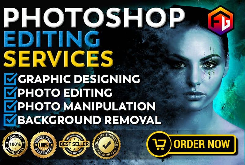 Graphic Designer will do Photoshop Photo Editing and document Editing 0