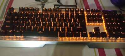 (METAL BODY) Pro Mechanical Keyboard For Gaming and office