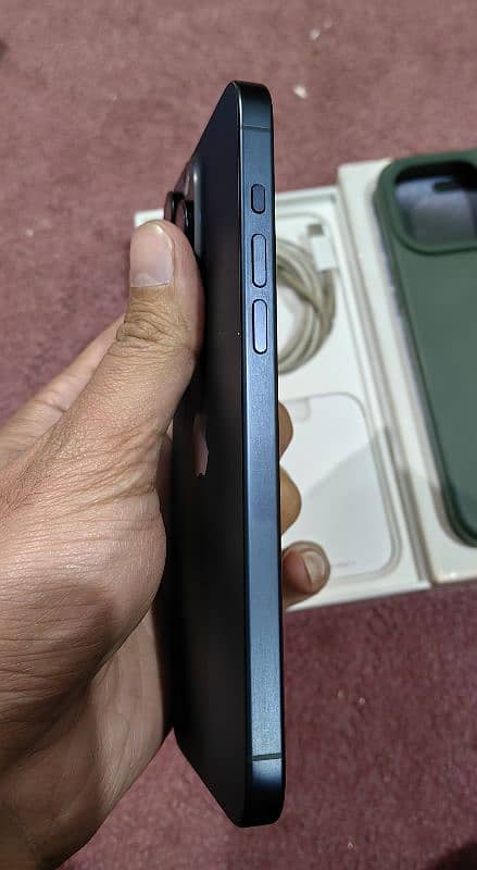 Iphone 15pro Max Blue Titanium 6