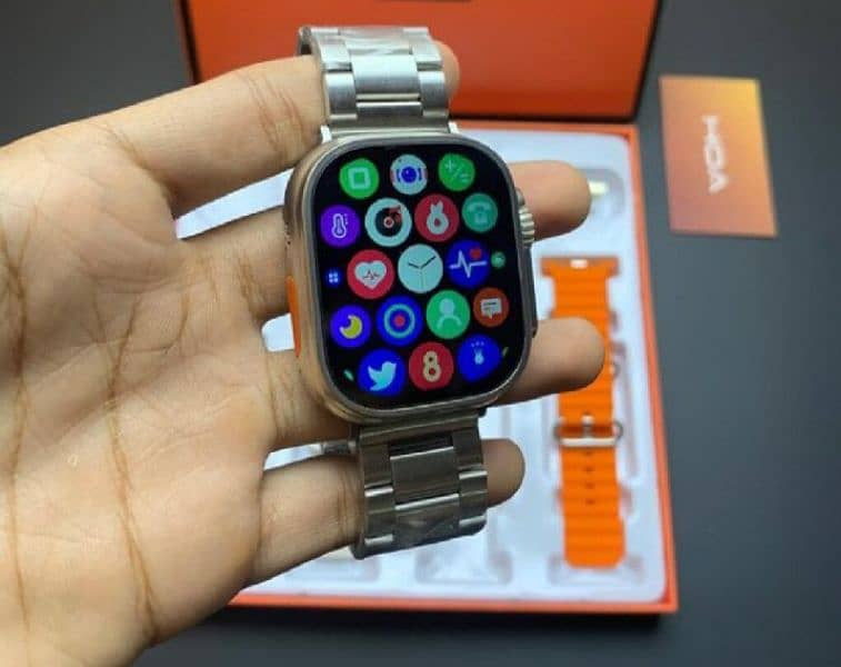 Ultra 7 in 1 Smart Watch Latest Series 8 With 7 Straps 2