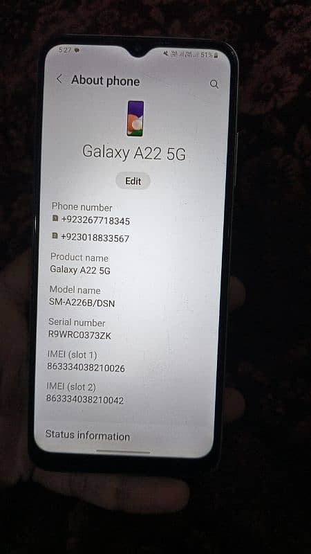 Samsung A22 5g 2