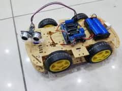 Arduino obstacle avoidance, app control and voice control Robot Car