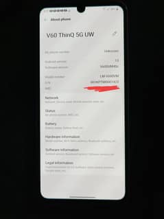 LG v60  ThinQ 5G