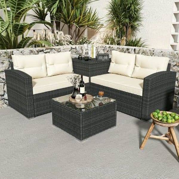 Garden chairs/Rattan sofa sets/dining tables/ UPVC outdoor Furniture 10