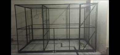 6feet*6feet*10feet huge cage with a partition for Parrots