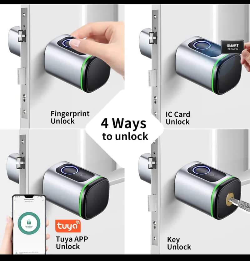 Smart Lock For wooden Door 1