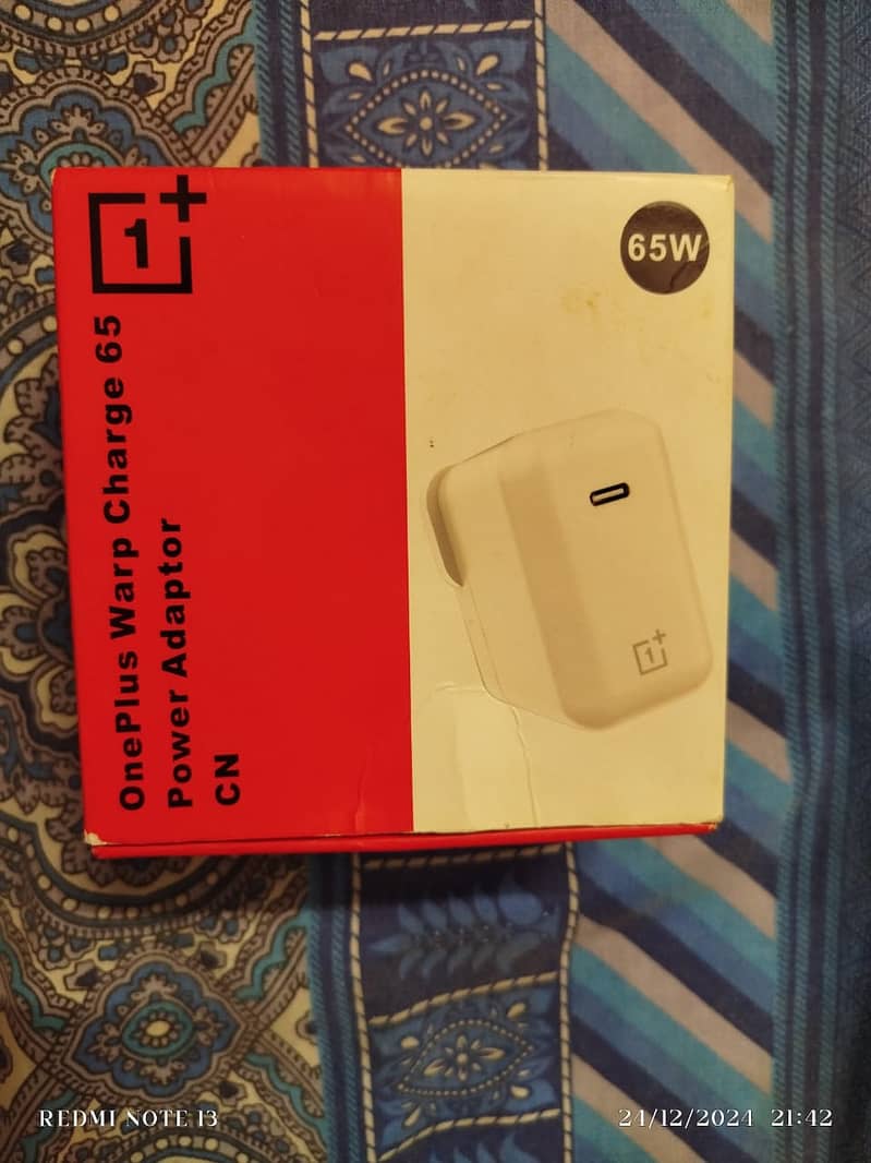 OnePlus charger 65W box only 0