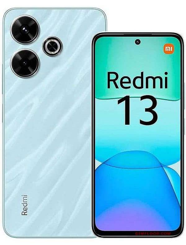 Redmi 13 8/128 almost 9 month warranty with box and original charger 0