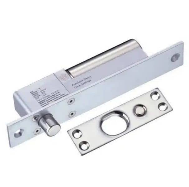 Electric drop bolt lock DC magnetic type 180kg wooden force door lock 3