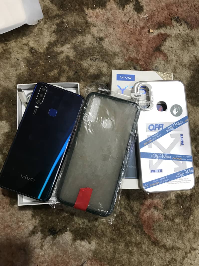 Vivo Y15 Complete Box with 2 paoch 8