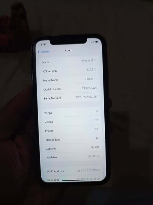 Iphone 11 64 gb jv sim working 2