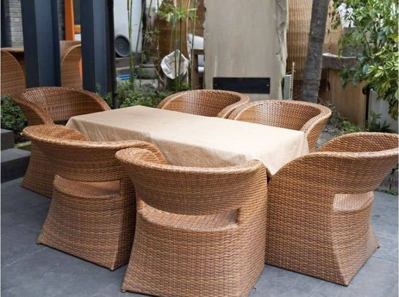 Outdoor patio Rattan sofa set 10