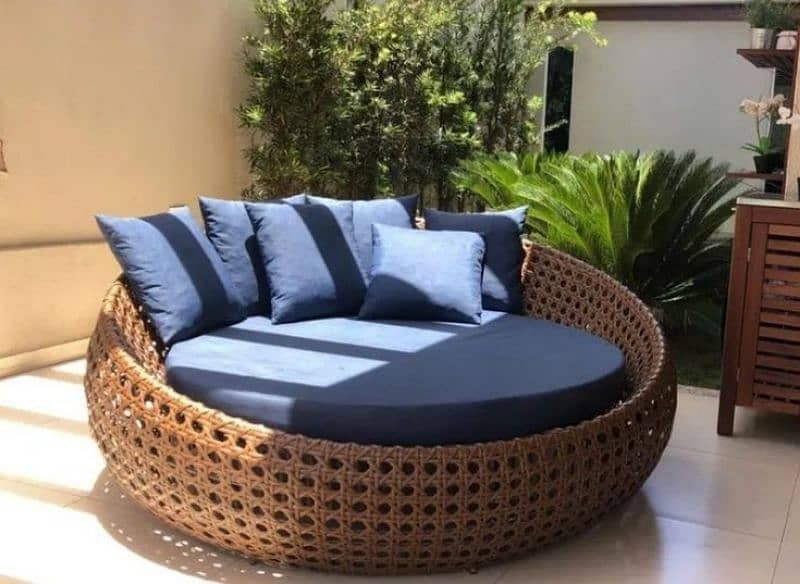 Outdoor patio Rattan sofa set 17