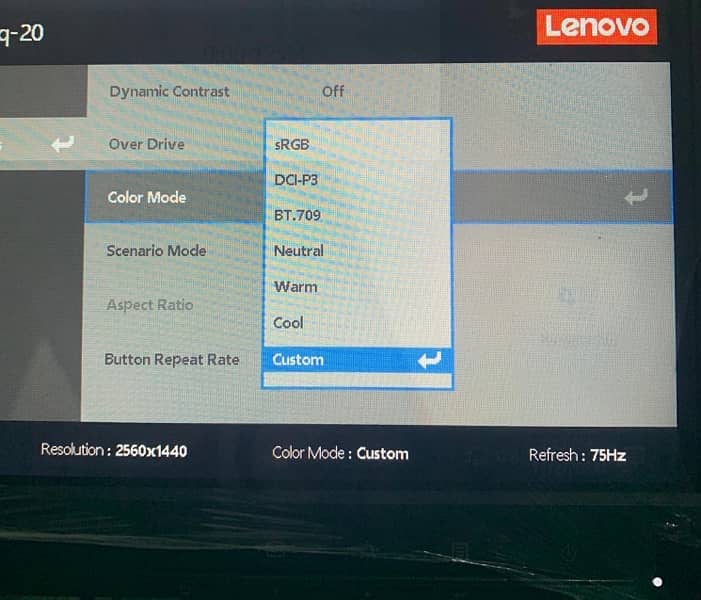 Lenovo ThinkVision P24Q-20 - 24" WLED 2K 75 Hz QHD Monitor Grade A 6